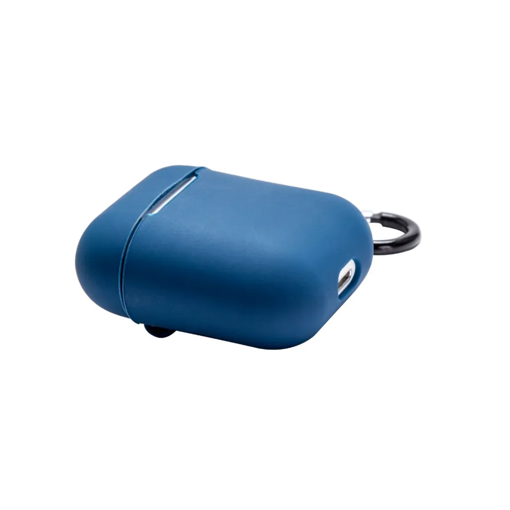 Silvergear Schutzhülle Für Apple AirPods 1/2 | Silicon Case Cover | Silikonhülle Kompatibel Für Apple AirPods Ladecase | AirPods Hülle | Blau