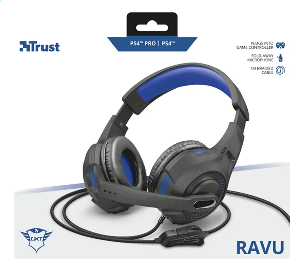 TRUST GXT 307B Ravu Gaming-Headset Kompatibel Mit PS4 Und PC Kabelgebunden – Bild 5