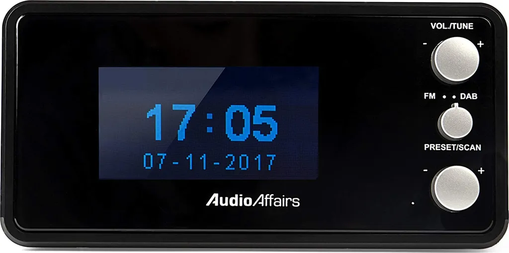 AudioAffairs Uhrenradio DAB+ | Mini Digital-Radio Für Die Küche | Radiowecker Mit 2 Weckzeiten | Snooze-, Nap- Und Sleep-Timer – Bild 3
