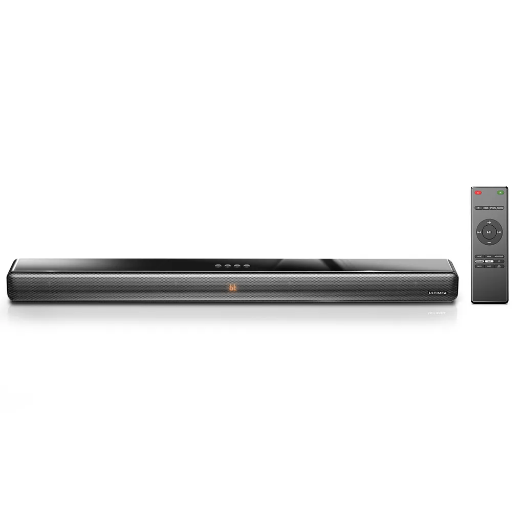 Ultimea Odine IV 2.0 Soundbar,100 W Heimkino Soundbarsystem,Bluetooth Soundbar Für Heimkino Soundsystem, TV Lautsprecher Mit 9 EQ/DSP/einstellbare Bass, HDMI ARC/Optisch/AUX/USB