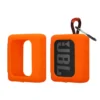 Kwmobile Silikon Hülle Kompatibel Mit JBL GO 3 - Schutzhülle Für Mini Speaker - Cover Bluetooth Lautsprecher Orange