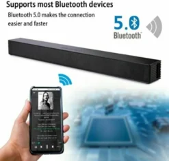 40W Bluetooth Soundbar Subwoofer TV Sound System Heimkino Lautsprecher