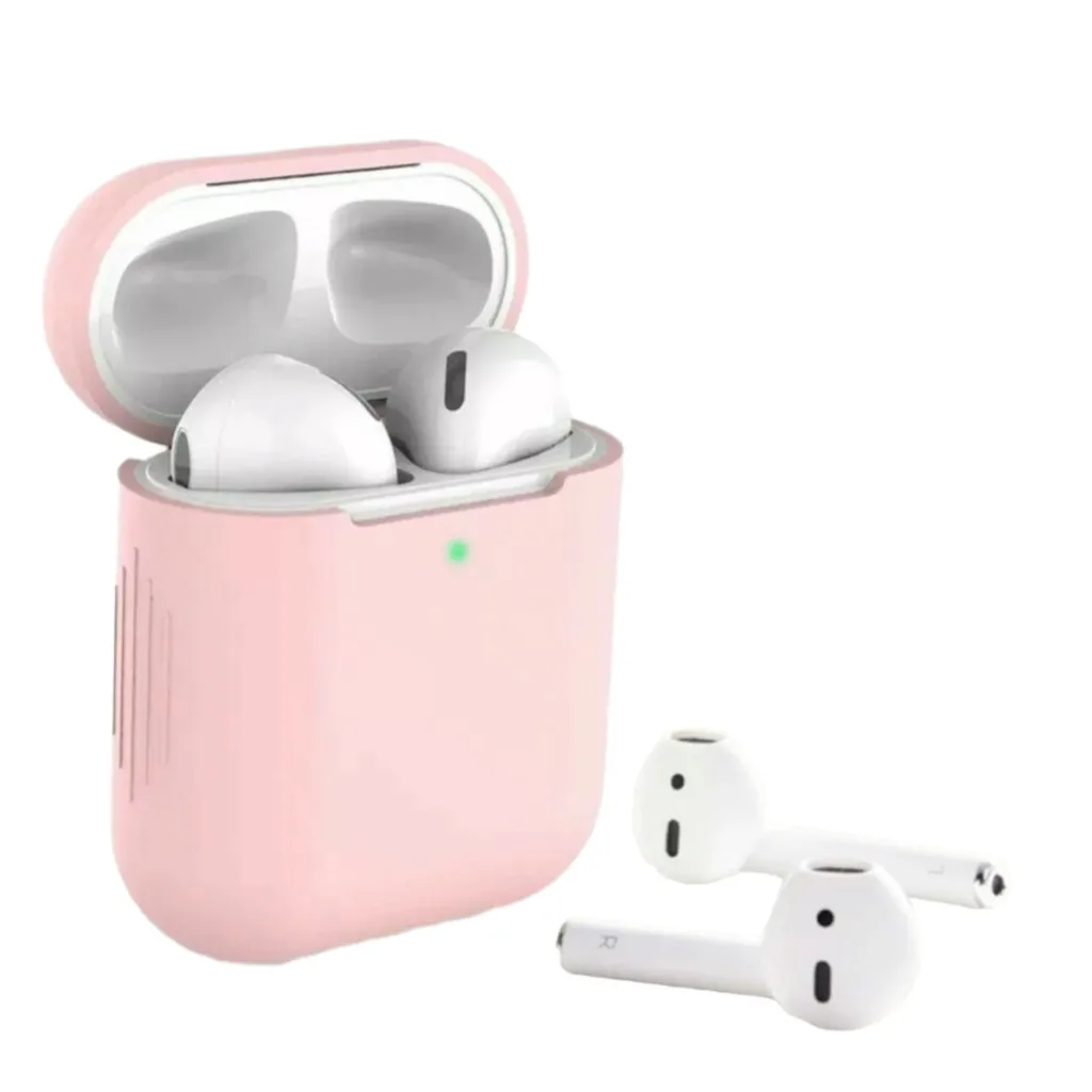 2x Schutzhülle Für Apple AirPods 1/2 Silikon Kopfhörer Cover Matt Case Tasche – Bild 2