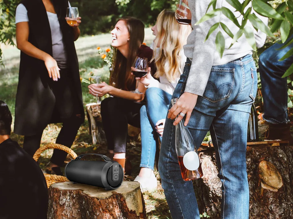 Travel Bluetooth Speaker Draadloos - Draagbare Party Speaker - AUX, SD En USB (HPG240BT) – Bild 4