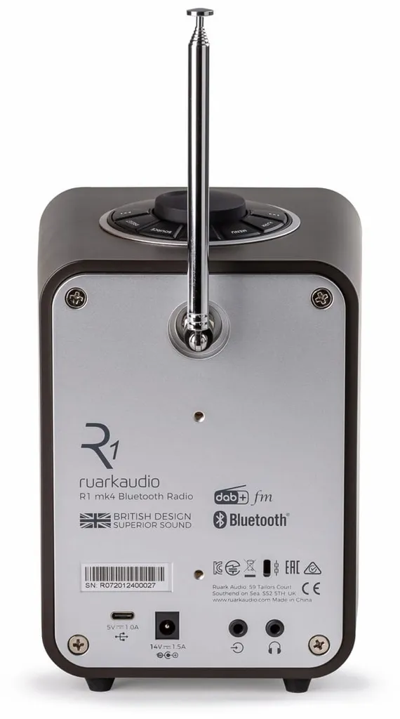 Ruarkaudio R1 MK4 Digitalradio Espresso (braun) – Bild 4
