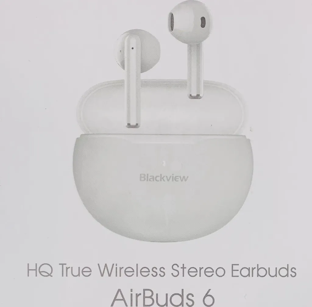 Blackview AirBuds 6 Earphones Stereo Bluetooth Headset Weiß – Bild 5