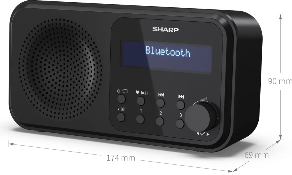 Sharp DR-P420 - Tragbar - Digital - DAB - DAB+ - FM - Automatischer Suchlauf – Bild 3