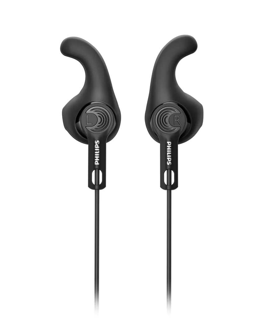 Philips TAA3206BK/00 Kabelloser Sportkopfhörer, In-Ear-Laufkopfhörer Für Erwachsene, Staubabweisend, Wasserdicht, Bluetooth, 10 Stunden Spielzeit, Flügel-Ohrstöpsel, Eingebautes Mikrofon, – Bild 3