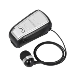 Fineblue Wireless Bluetooth Headsets In-Ear Stereo Kopfhoerer Clip-on Ohrhoerer Freisprechen Mit Mikrofon Schwarz