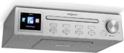 Streamo Chef Küchenradio CD-Player BT 2,4"HCC Display Silber