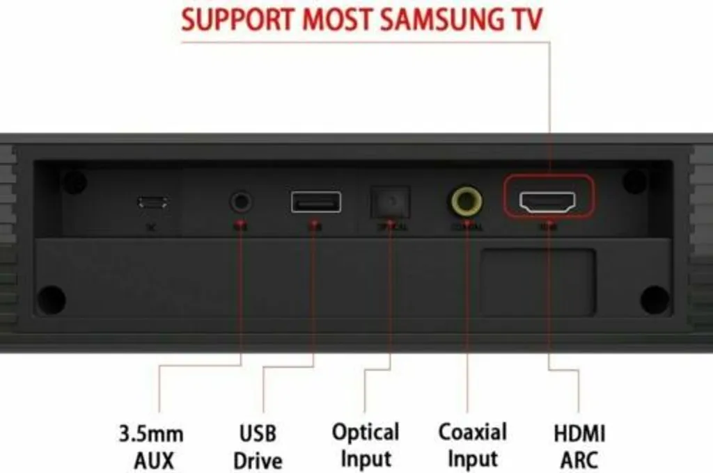 40W Bluetooth Soundbar Subwoofer TV Sound System Heimkino Lautsprecher – Bild 9