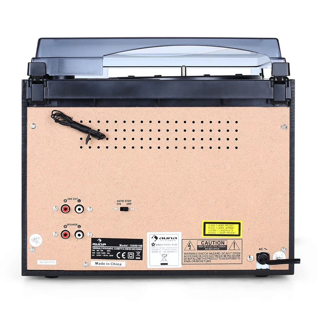 TC-386 Stereoanlage USB MP3 Kassette CD Plattenspieler Encoder – Bild 3