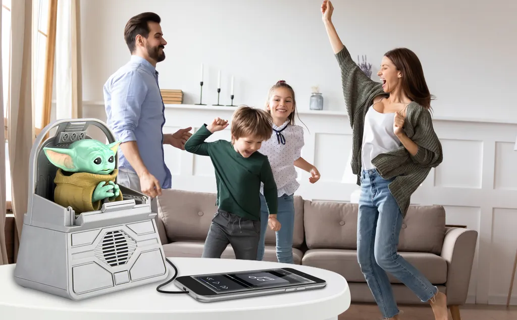 The Mandalorian IHome Star Wars Mandalorian The Child Dancing Bluetooth-Lautsprecher 24 Cm IHM-MD-067BY – Bild 4