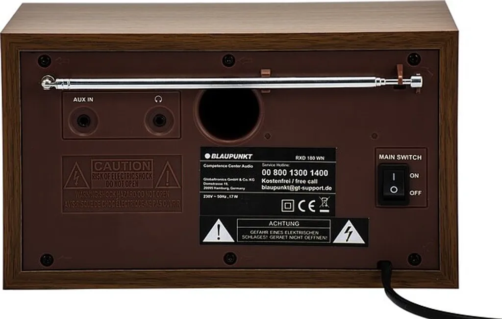 Blaupunkt RXD 180 DAB+ Digital Radio, Küchenradio Mit Bluetooth, Aux In, UKW/FM PLL Radio Mit RDS, Alu-Optik, Drehregler – Bild 7