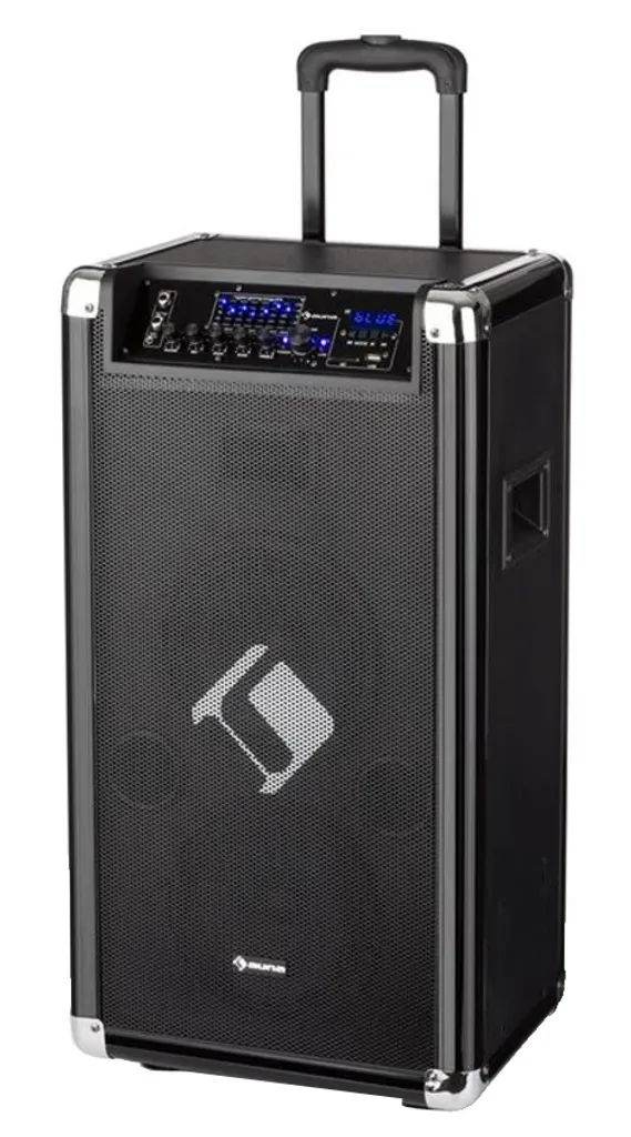 Moving 120 PA-Anlage 2x8" Woofer 60/200 Wmax. VHF-Mikro USB SD BT AUX Mobil – Bild 7