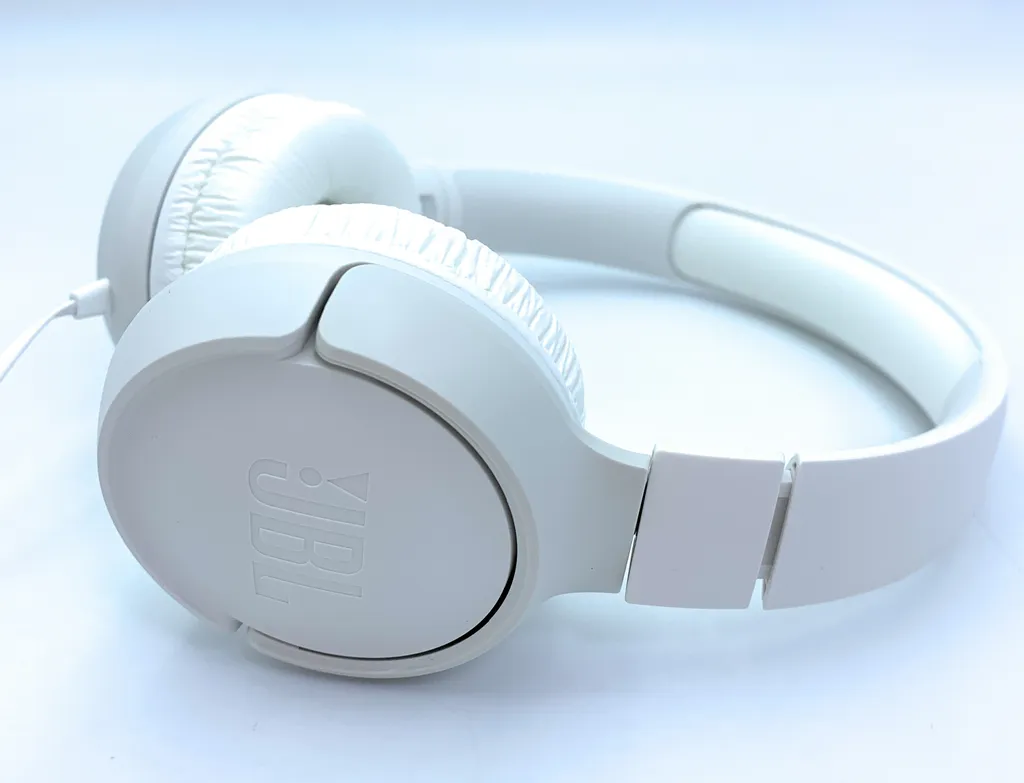 JBL Tune 500 PureBass On-Ear Kopfhörer - Weiß "wie Neu" – Bild 7