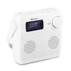 Auna Splash Duschradio - DAB+ Und UKW-Radiotuner - CD-Player - Schutzart IPX4 - Bluetooth - USB