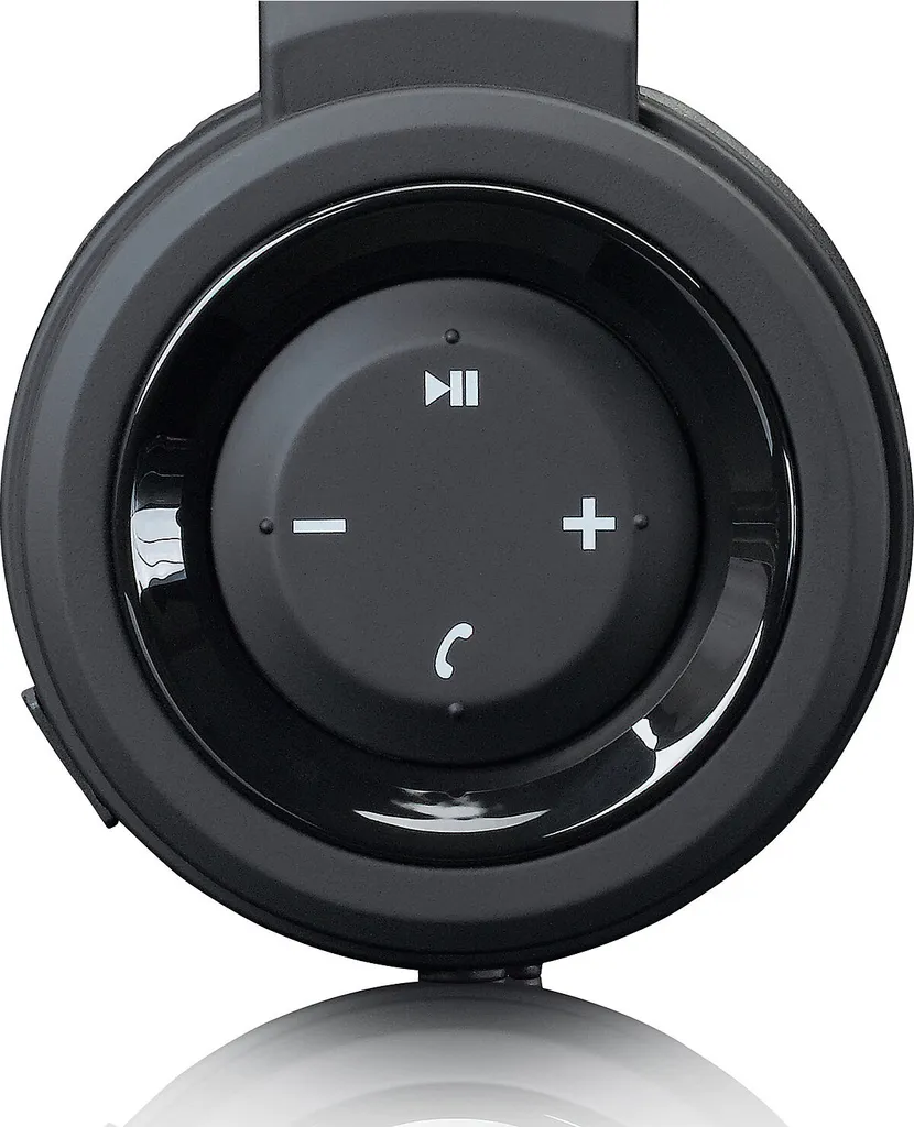 Lenco Spritzwassergeschützter Kopfhörer HPB-330, Farbe: Schwarz – Bild 7