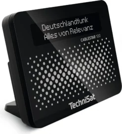 Technisat Cablestar 100 Mit AAC Radioadapter AAC-LC OLED-Display Fernbedienung