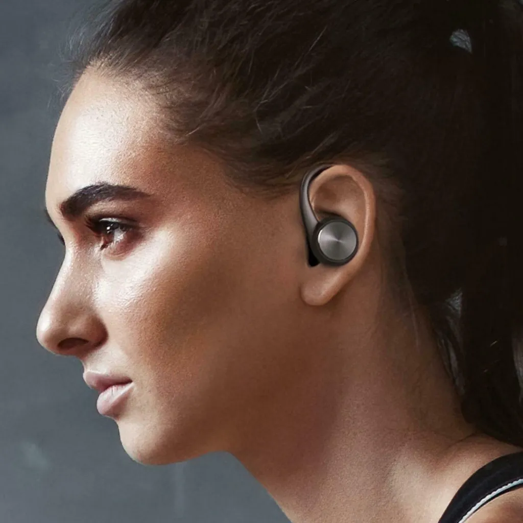 Kabellose Kopfhörer Farrot R200 Hinter Dem Ohr Bluetooth 5.0 Akkukapazität 500 MAh, IPX5 Wasserdicht, Schwarz – Bild 6