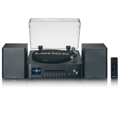 Lenco MC-460BK - Hifi Set Mit Internet, DAB+ Und FM Radio - Schwarz