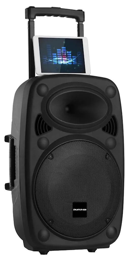 Streetstar 2.0 15 Mobile PA-Anlage 15" Subwoofer Trolley Display BT USB/SD/MP3 Line-Out AUX 2xUHF-Funkmikrofone Fernbedienung 1000 Watt Max. – Bild 7
