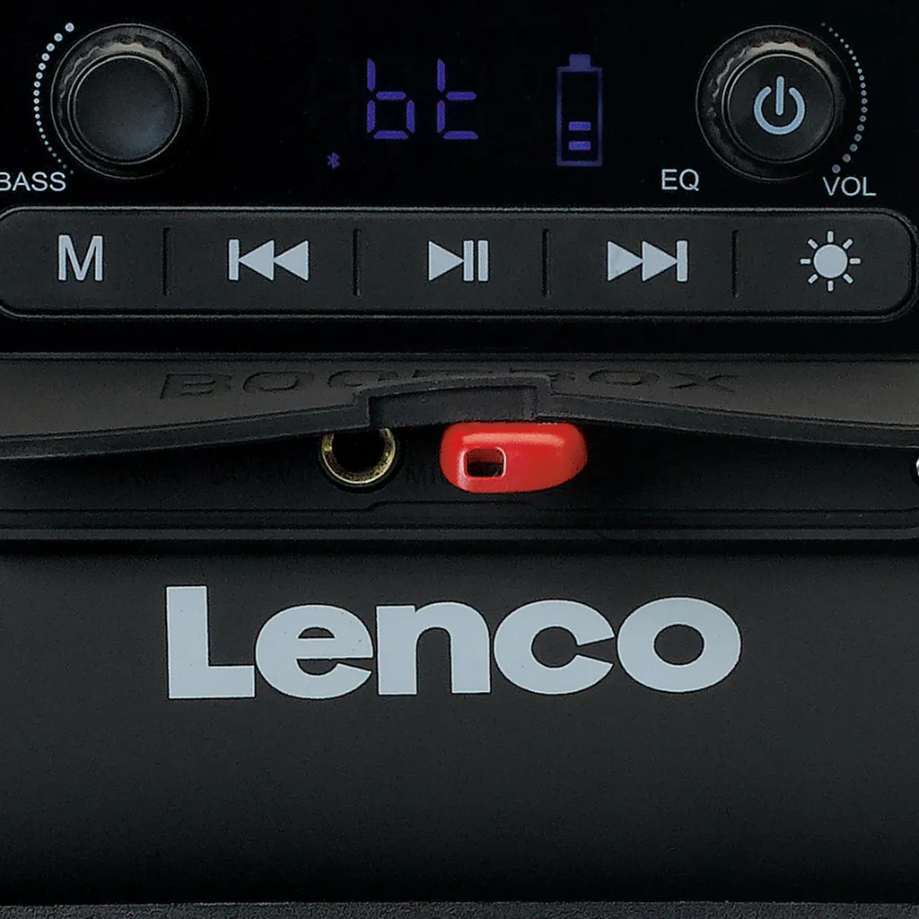 Lenco SPR-200BK - Spritzwasserfester Bluetooth®-Lautsprecher UKW Radio USB Und Micro SD Mit Lichteffekten - Schwarz – Bild 6