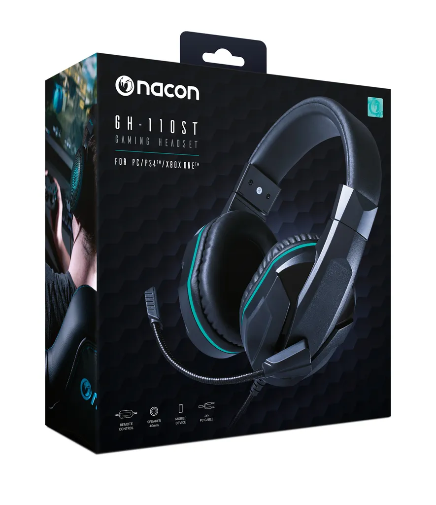 NACON Stereo-Headset GH-110ST (kompatibel: Mit PC/PS4/Xbox One/Mobile Devices) – Bild 9