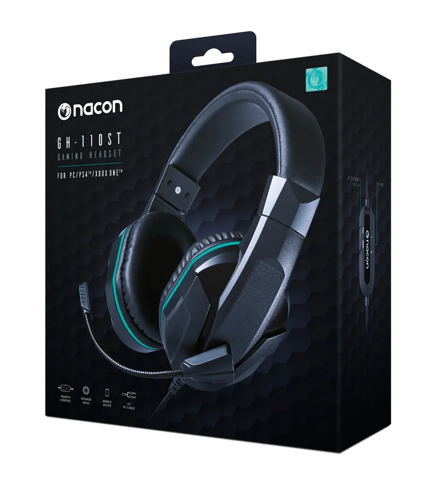NACON Stereo-Headset GH-110ST (kompatibel: Mit PC/PS4/Xbox One/Mobile Devices) – Bild 7