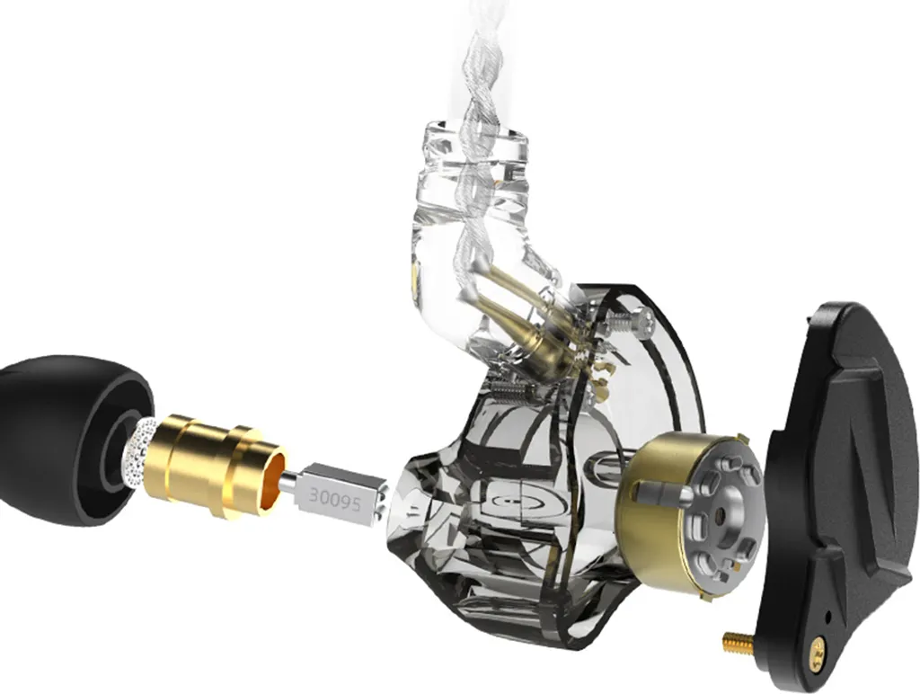 KZ ZSN PRO X Kabelgebundene In-Ear-Kopfhoerer DIY-Kopfhoerer 1BA + 1DD Hybrid-Treiber HIFI DJ-Monitor Laufsport-Ohrhoerer – Bild 14