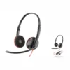 Poly Blackwire 3220 - Kopfhörer - Kopfband - Anrufe & Musik - Schwarz - Binaural - SCR-Steuereinheit Poly