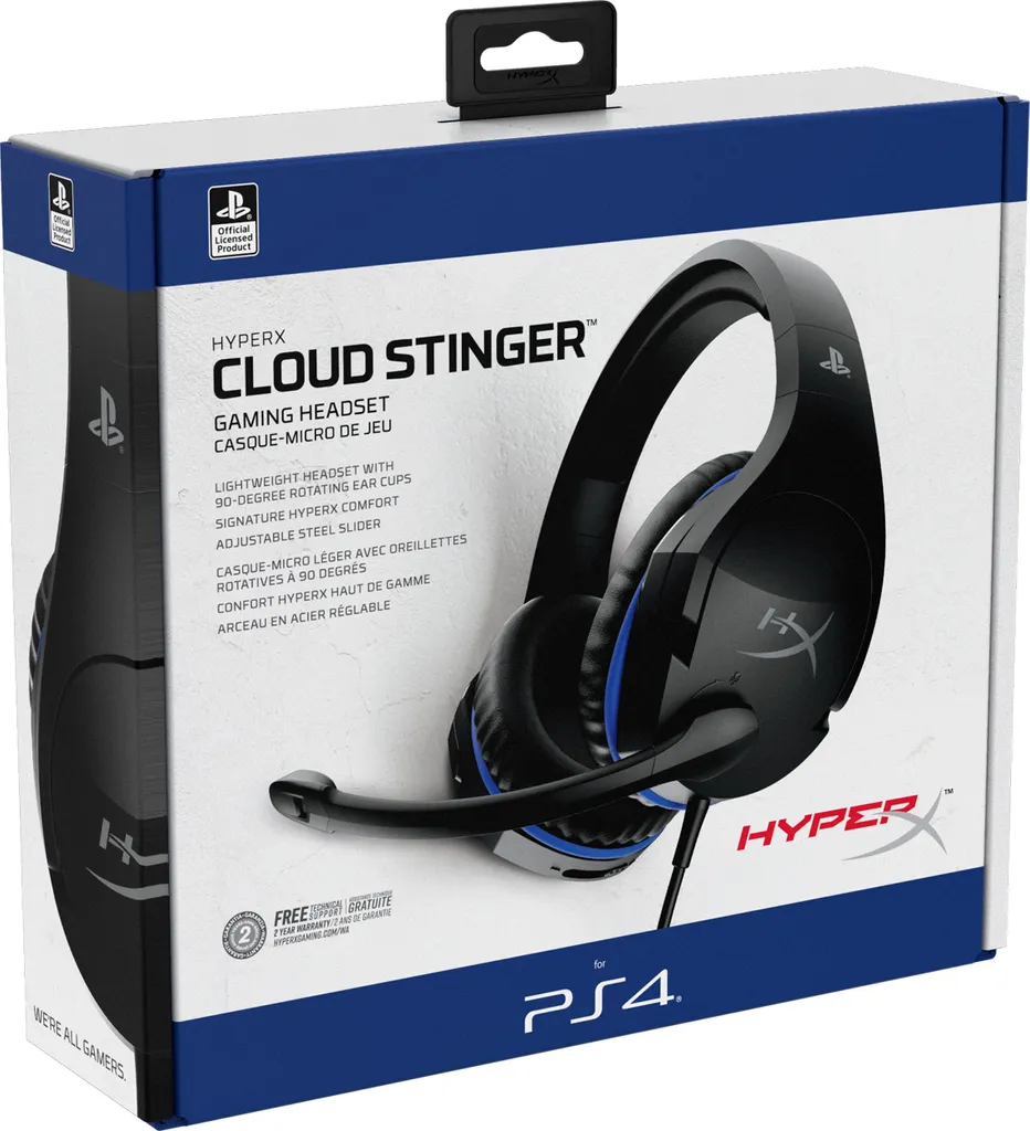 HyperX Cloud Stinger Gaming Headset PS4 Playstation 4 Lizensiert