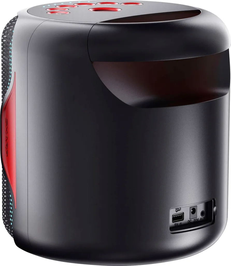 Sharp PS-919 2.1 Bluetooth-Lautsprecher, 130 Watt RMS, Wasserabweisendes GehĂ€use, Farbe: Schwarz â Bild 14