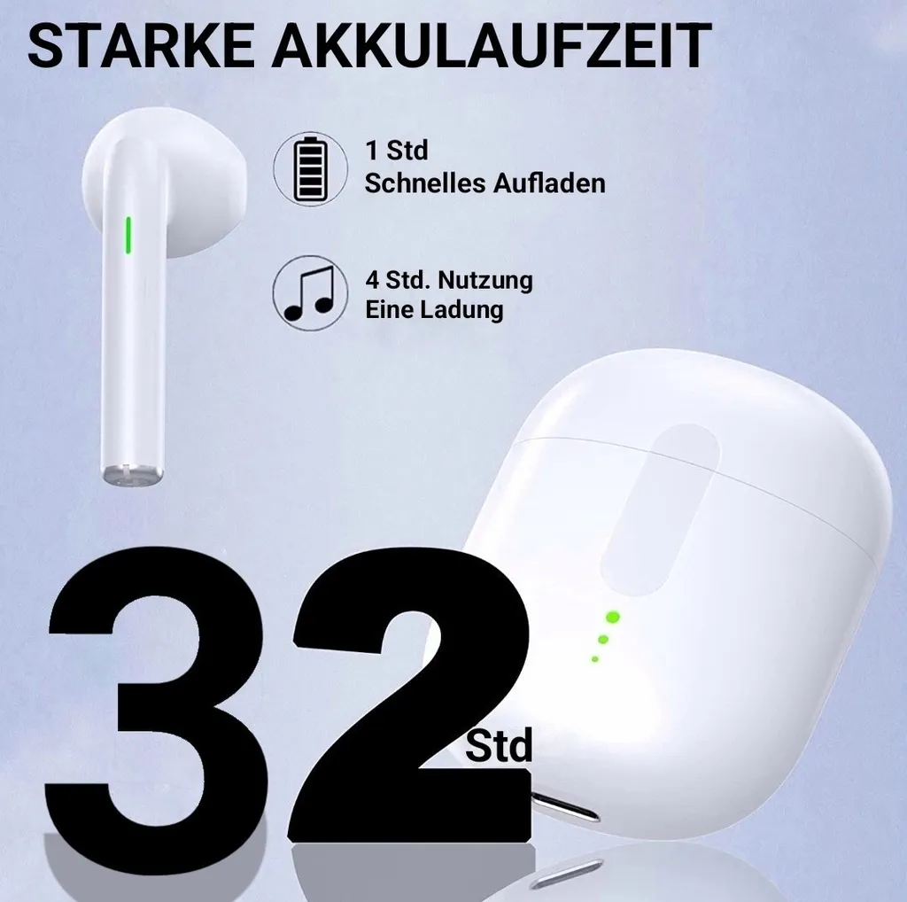 Bluetooth 5.3 Wireless Headset Kopfhörer Mit Integriertem Mikrofon – Bild 7