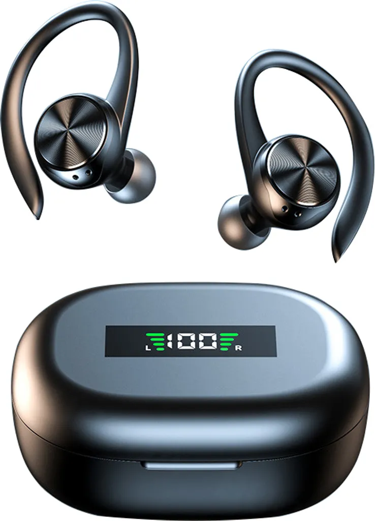 Kabellose Kopfhörer Farrot R200 Hinter Dem Ohr Bluetooth 5.0 Akkukapazität 500 MAh, IPX5 Wasserdicht, Schwarz