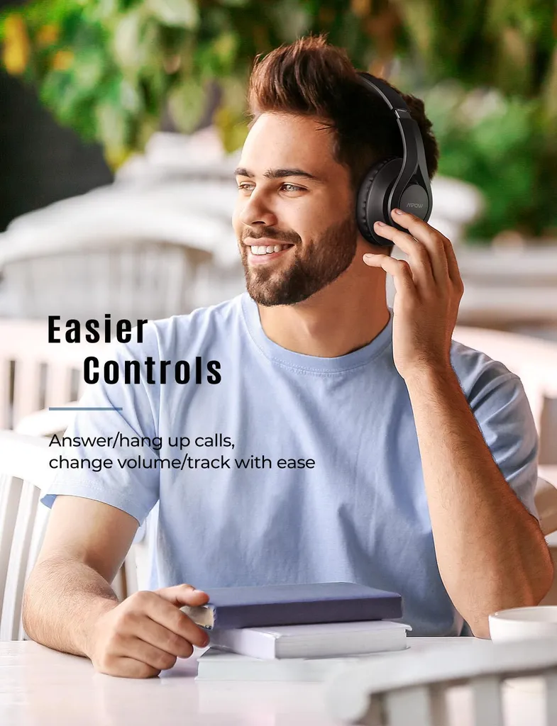 Mpow 059 Pro/Lite Kopfhörer Kabelloser Bluetooth 5.0 Over-Ear-Kopfhörer Mit Integriertem Mikrofon Und 60 Stunden Spielzeit Für Den Office-Online-Unterricht – Bild 4