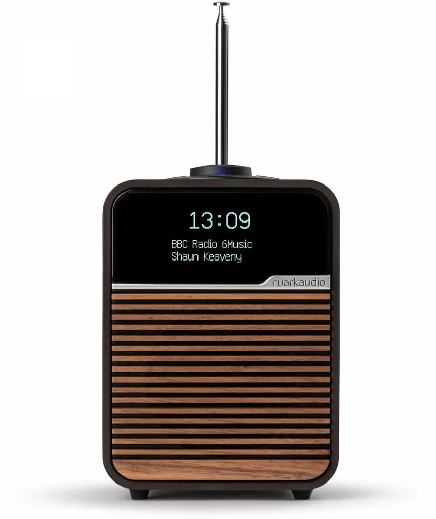 Ruarkaudio R1 MK4 Digitalradio Espresso (braun) – Bild 3