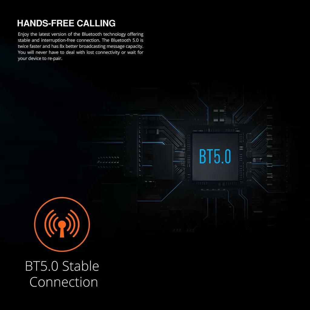 RIVERSONG Kopfhörer Stream W - Kopfhörer Bluetooth In-Ear Bluetooth Kopfhörer Kabellos - Kabellose Kopfhörer Wireless Magnetische Ohrhörer Mit Nackenbügel Headset Sportkopfhörer Videokonferenz – Bild 7