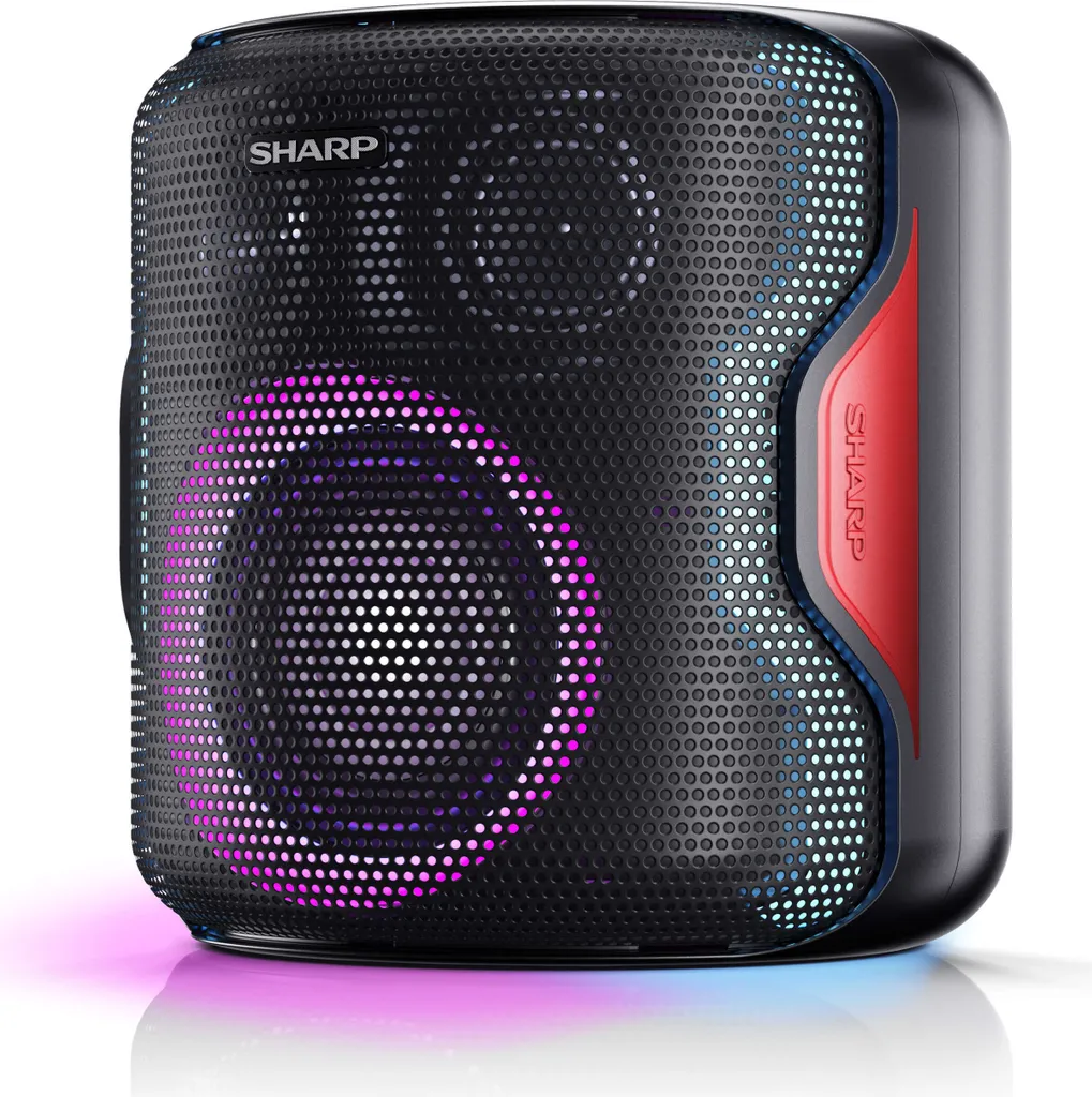 Sharp PS-919 2.1 Bluetooth-Lautsprecher, 130 Watt RMS, Wasserabweisendes GehĂ€use, Farbe: Schwarz â Bild 11