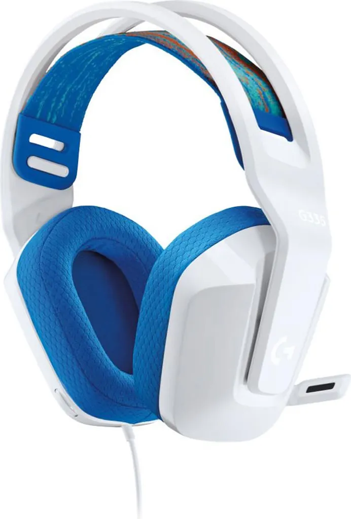 Logitech G335 Wired Gaming Headset, Flip-Mikrofon, 3,5-mm-Buchse, Viskoelastische Schaumstoff-Ohrpolster, Kompatibelmit PC, PlayStation, Xbox, Nintendo Switch - White – Bild 13