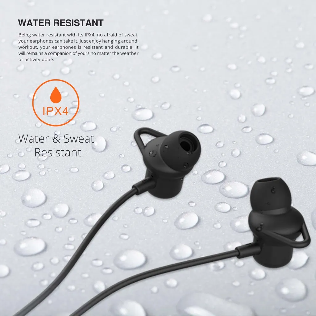 RIVERSONG Kopfhörer Stream W - Kopfhörer Bluetooth In-Ear Bluetooth Kopfhörer Kabellos - Kabellose Kopfhörer Wireless Magnetische Ohrhörer Mit Nackenbügel Headset Sportkopfhörer Videokonferenz – Bild 4