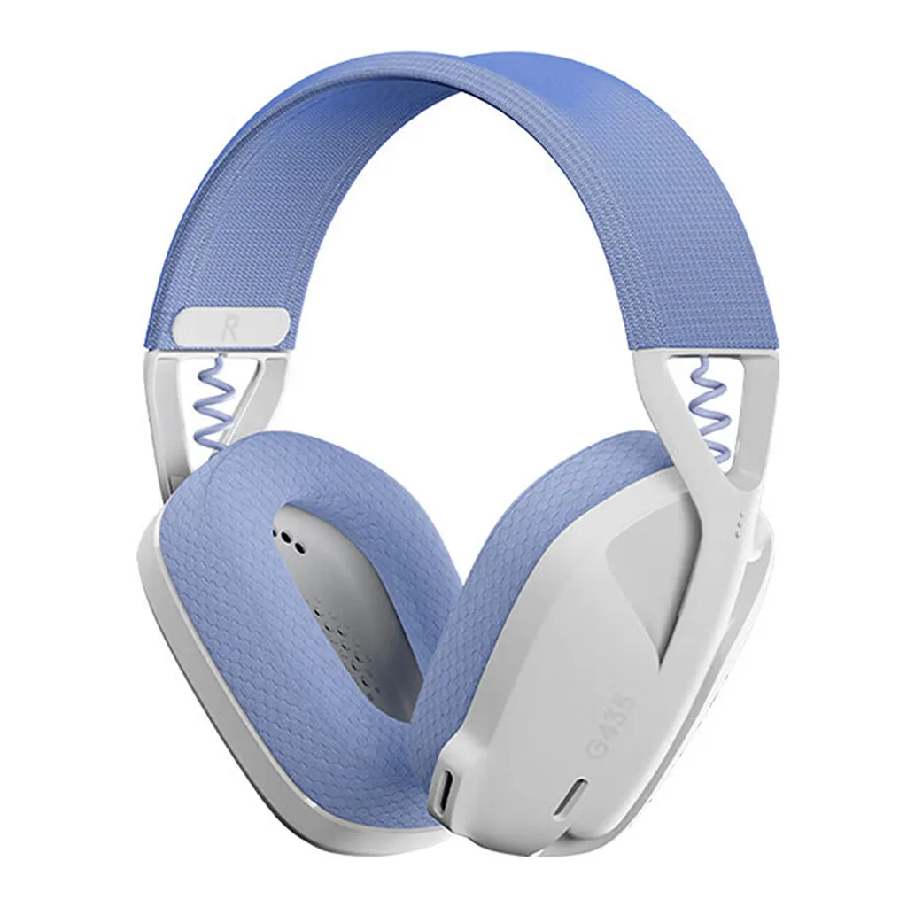 Logitech G435 BT Wireless Gaming Headset Lightspeed Over-Ear-Kopfhoerer Anschliessen Rauschunterdrueckung Eingebaute Mikrofone 40-mm-Audiotreibereinheit Kompatibel Mit Dolby Atmos Fuer PC Laptop Computer