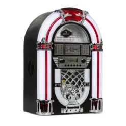 Arizona Jukebox, BT, UKW-Radio, USB, SD, MP3, CD-Player, Schwarz