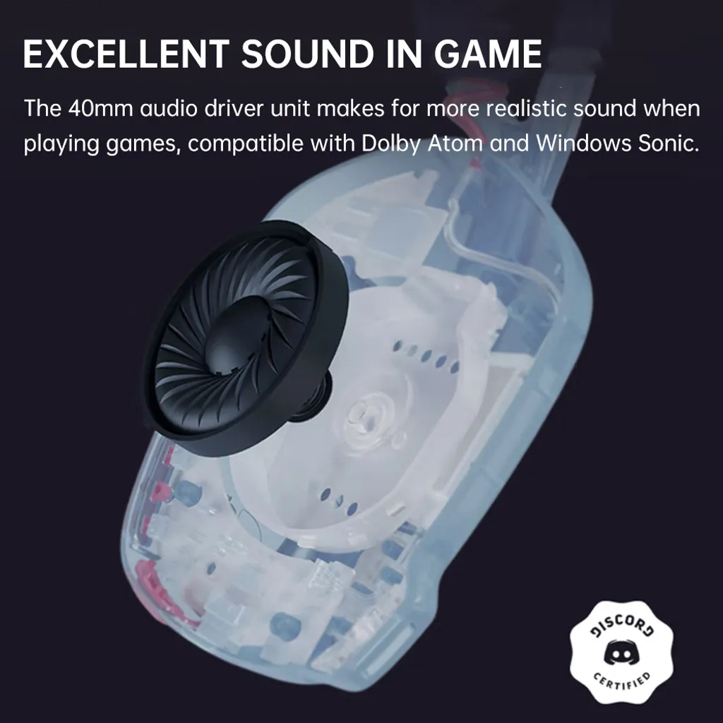 Logitech G435 BT Wireless Gaming Headset Lightspeed Over-Ear-Kopfhoerer Anschliessen Rauschunterdrueckung Eingebaute Mikrofone 40-mm-Audiotreibereinheit Kompatibel Mit Dolby Atmos Fuer PC Laptop Computer – Bild 7