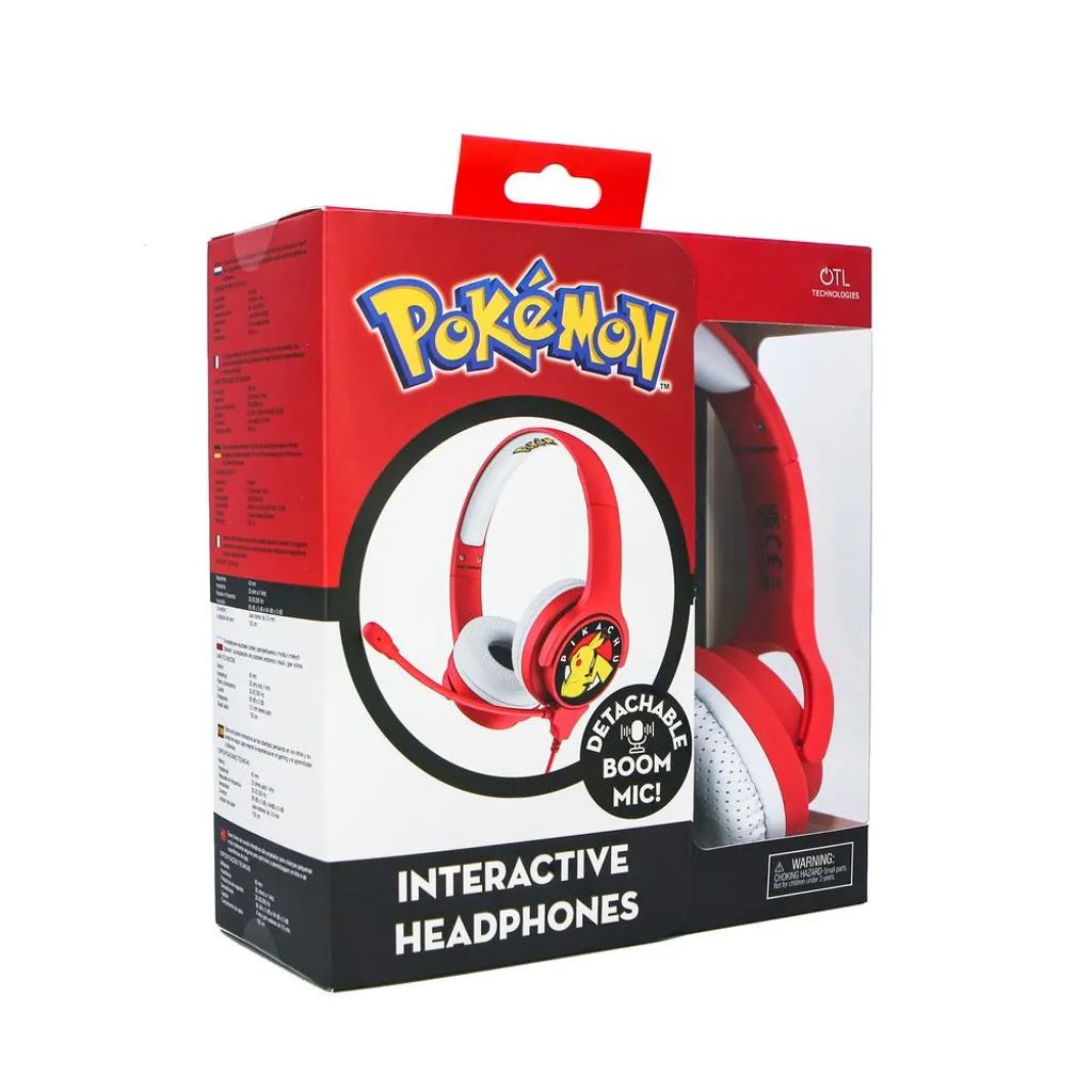 NINTENDO POKEMON Interaktiver Kopfhörer/Headset On-Ear 85/94dB Boom Mic – Bild 13