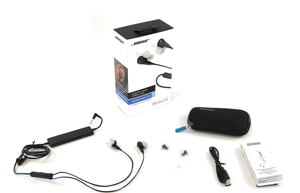 Bose QuietComfort 20 In-Ear-Kopfhörer (Acoustic Noise Canceling) Schwarz – Bild 7