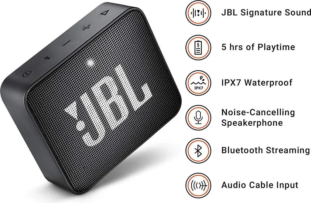 JBL Tragbarer Bluetooth Lautsprecher GO2, Farbe: Schwarz – Bild 13