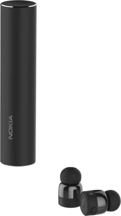 Nokia True Wireless Earbuds - Kopfhörer - Im Ohr - Sport - Schwarz - Spritzwassergeschützt - Schweißresistent - IPX4