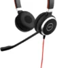 JABRA Evolve 40 UC Duo 3,5mm Klinke Ohne USB-Controller "wie Neu"