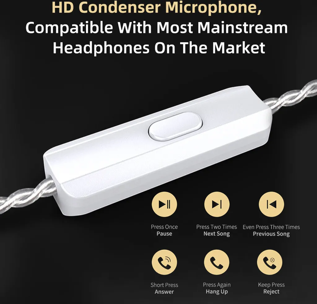 KZ ZSN PRO X Kabelgebundene In-Ear-Kopfhoerer DIY-Kopfhoerer 1BA + 1DD Hybrid-Treiber HIFI DJ-Monitor Laufsport-Ohrhoerer – Bild 3